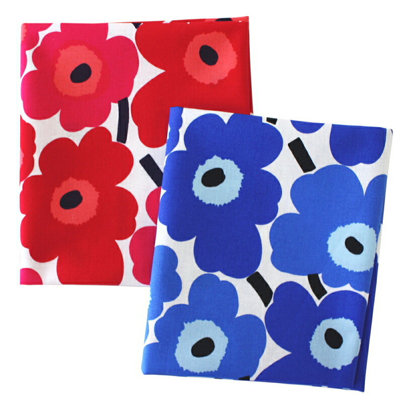 marimekko（マリメッコ） 生地 ハーフカット 色違い2枚セット ミニ