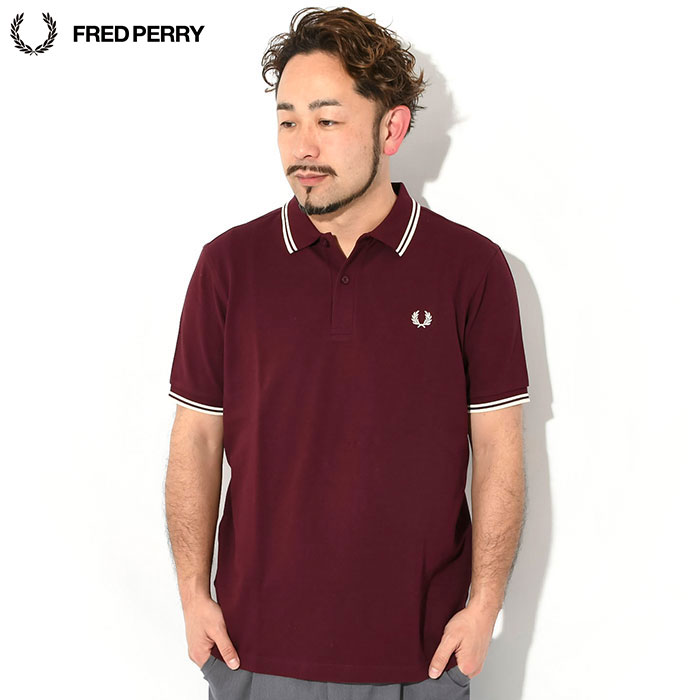 FRED PERRY（フレッドペリー） ポロシャツ 半袖 メンズ ツイン