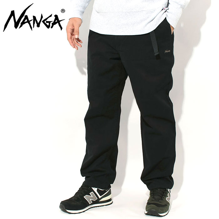 NANGA（ナンガ） パンツ メンズ ウェービング ベルト チノ テーパード