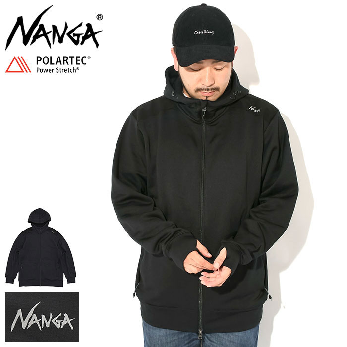 NANGA（ナンガ） パーカー ジップアップ メンズ ポーラテック パワー