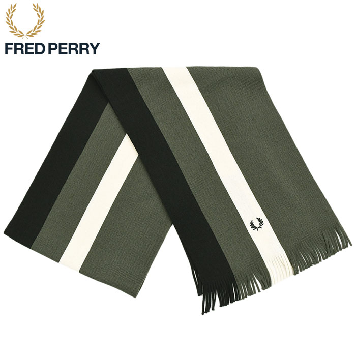 FRED PERRY（フレッドペリー） マフラー メンズ ボールド ストライプ