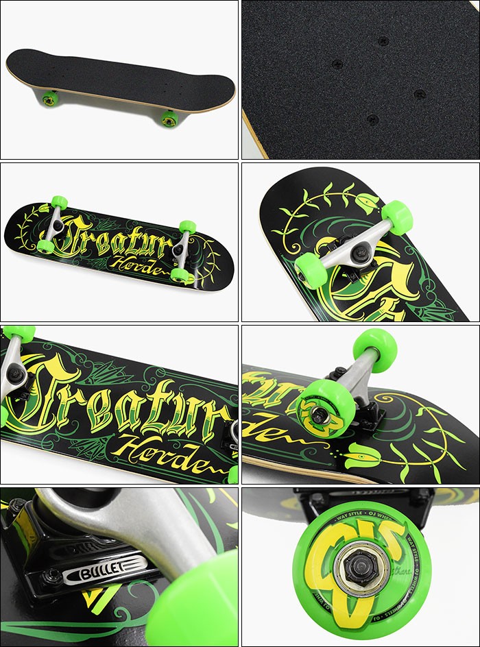 CREATURE（クリーチャー） スケボー スケートボード コンプリート