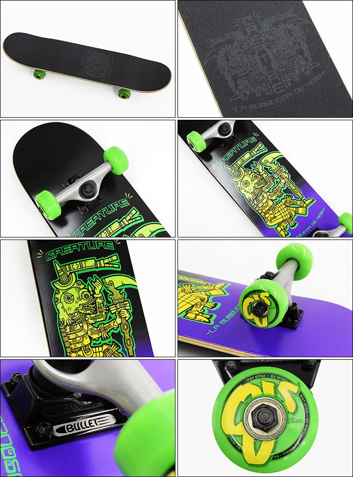 CREATURE（クリーチャー） スケボー スケートボード コンプリート