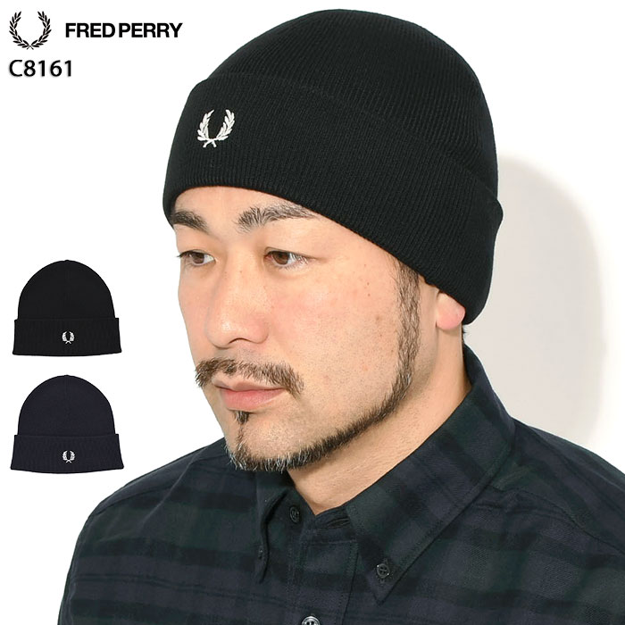 FRED PERRY（フレッドペリー） ニット帽 クラシック ビーニー ( C8161