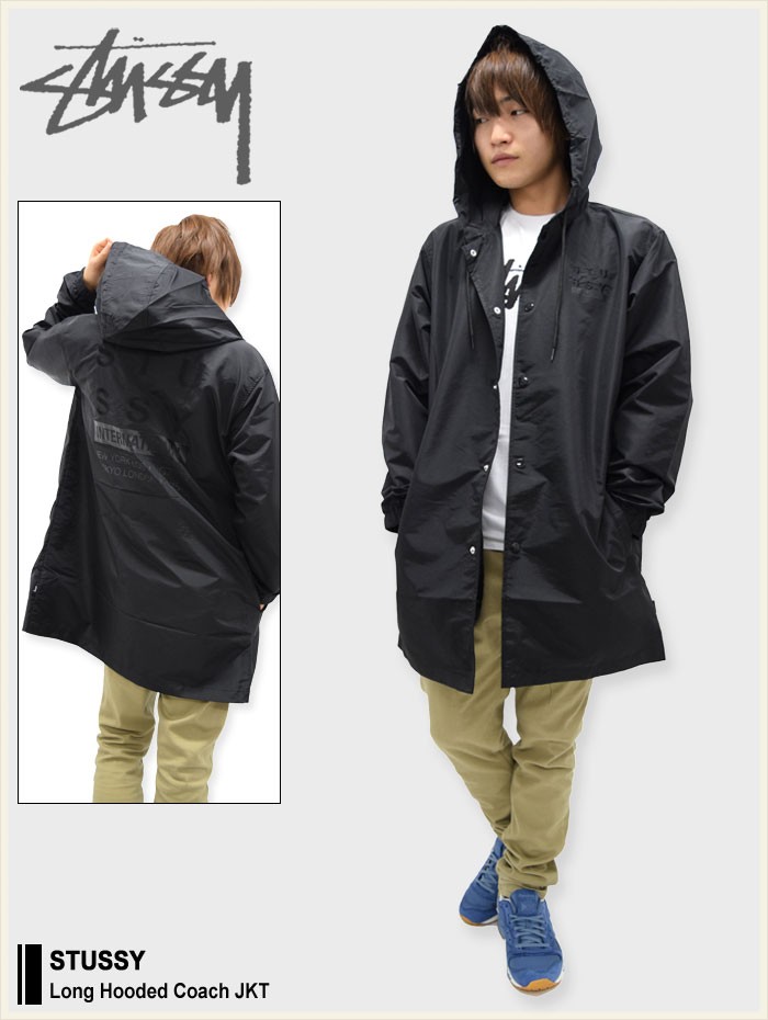 STUSSY（ステューシー） ジャケット メンズ Long Hooded Coach(stussy