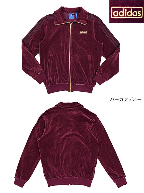adidas Originals アディダス ジャケット メンズ ベロア ベッケン