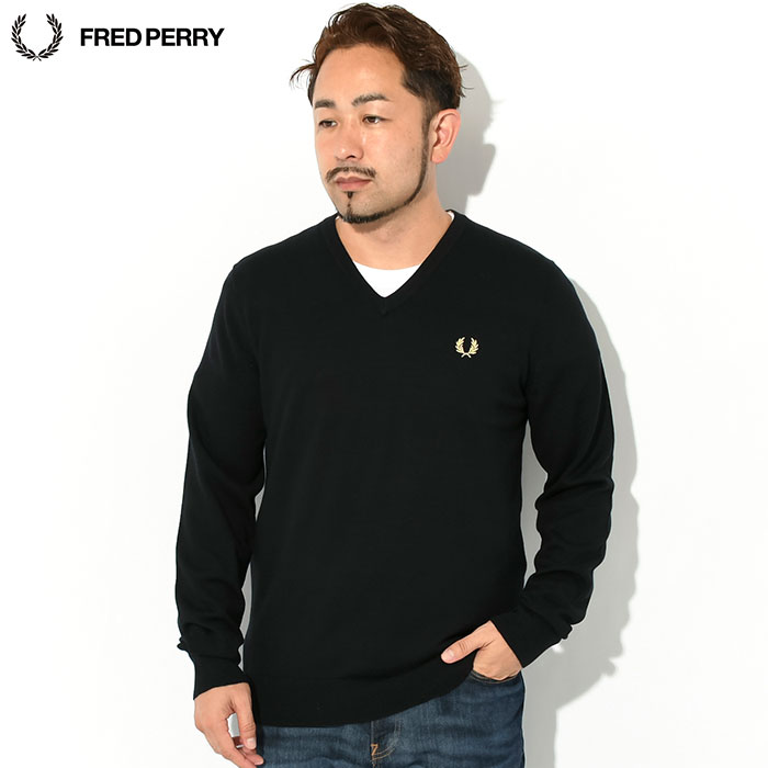 FRED PERRY（フレッドペリー） セーター メンズ クラシック Vネック