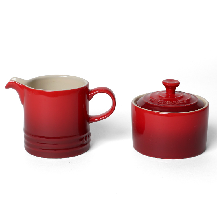 Le Creuset（ル・クルーゼ） シュガーボウル＆クリーマー ストーン