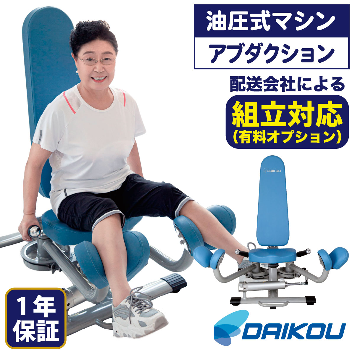DAIKOU（ダイコー） ヒップアブダクション 油圧マシン DK-674 機能訓練