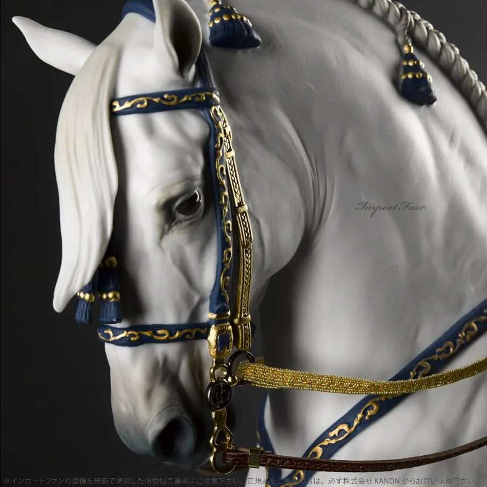 LLADRO（リヤドロ） アンダルシアンホース 馬術 馬 置物 01002007