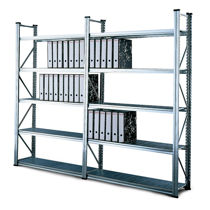 メタルシステム：UNIRACK》 スチールシェルフ 幅67.7x高さ250.0x奥行