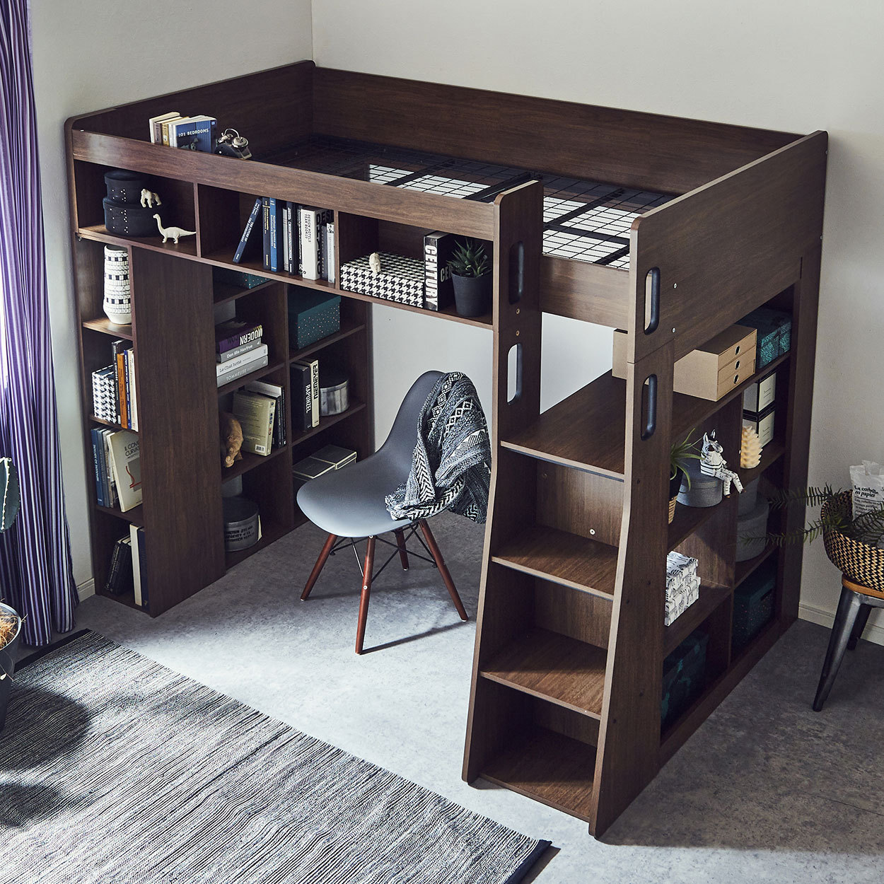 ネルコンシェルジュ ロフトベッド ハイタイプ Ivey ロフトベッド単品