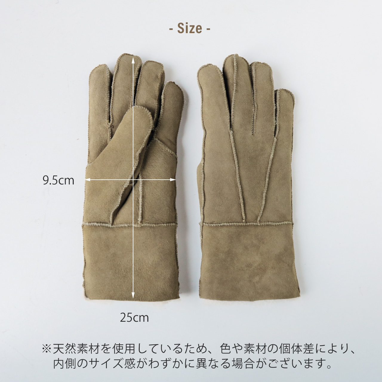 sankyo shokai（三京商会） ムートン 手袋 グローブ レディース ダブル