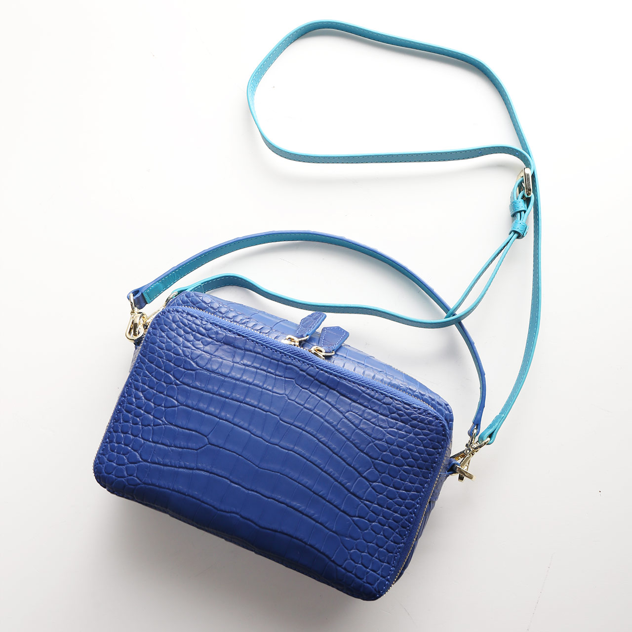 sankyo shokai（三京商会） クロコダイル ショルダーバッグ 2way