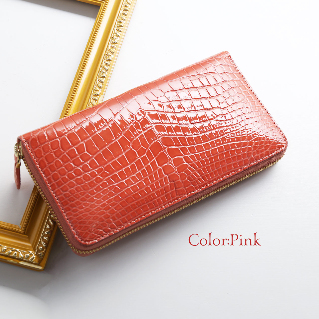 sankyo shokai（三京商会） シャイニング クロコダイル 本物 クロコ