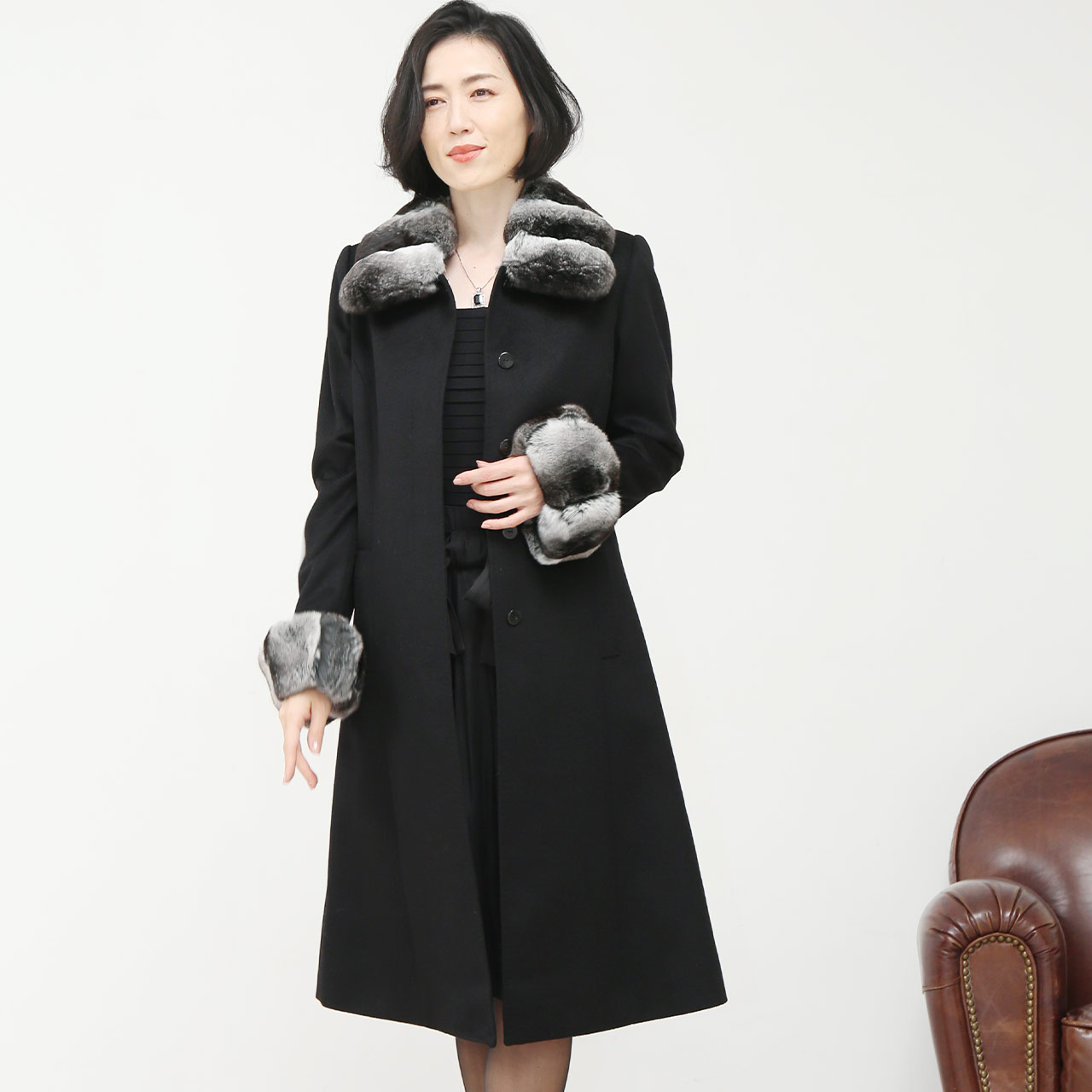 Filomo（フィローモ） カシミヤコート レディース 100％ ロング コート