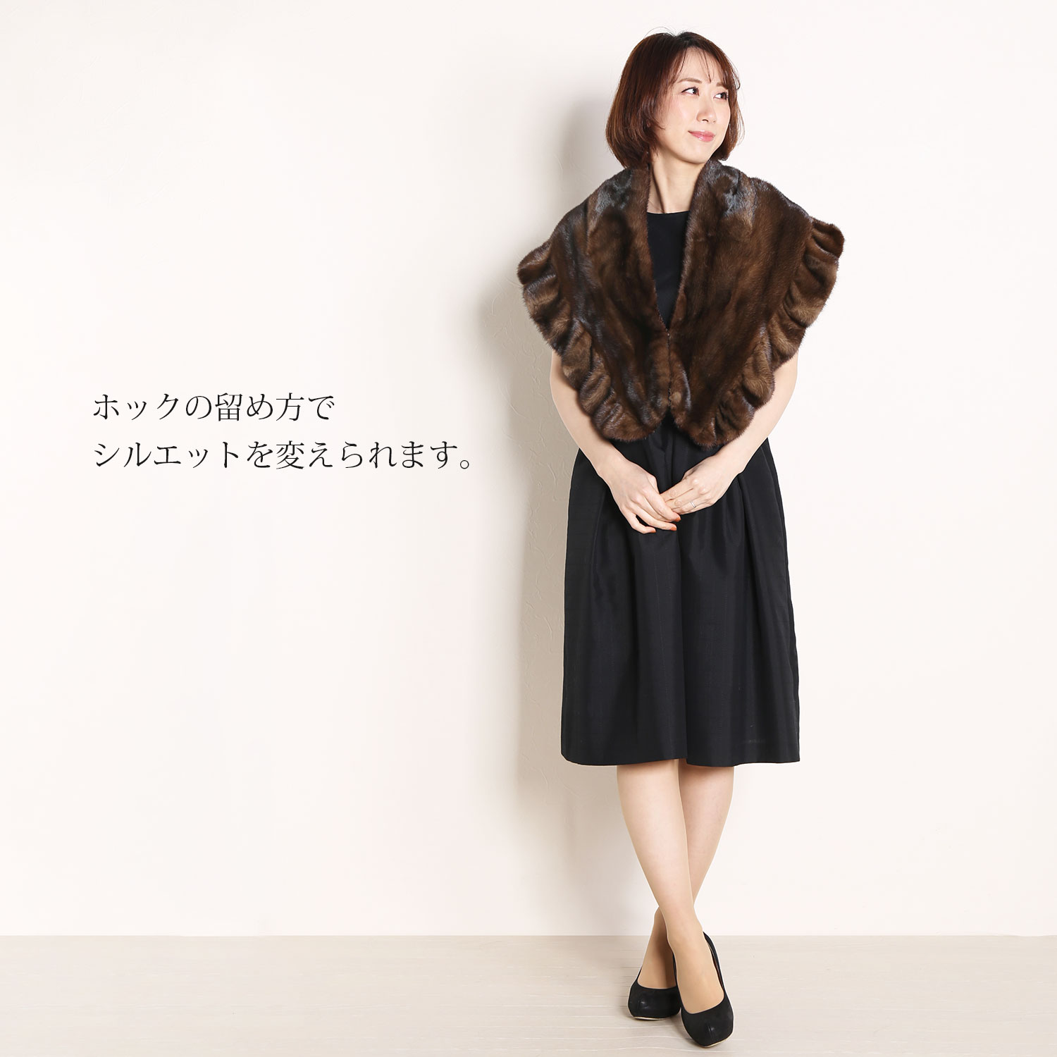 sankyo shokai（三京商会） ミンク ケープ フリルデザイン 女性用