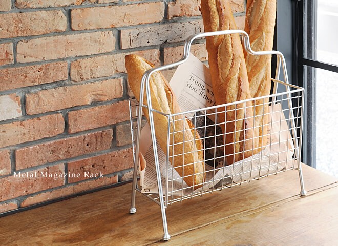 マガジンラック おしゃれ スリム 薄型 整理 収納 レトロ アンティーク