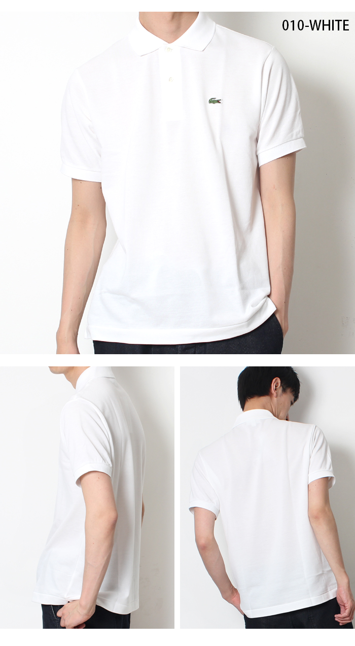 LACOSTE（ラコステ） メンズ ポロシャツ 半袖 鹿の子 ブランド 上品 綿