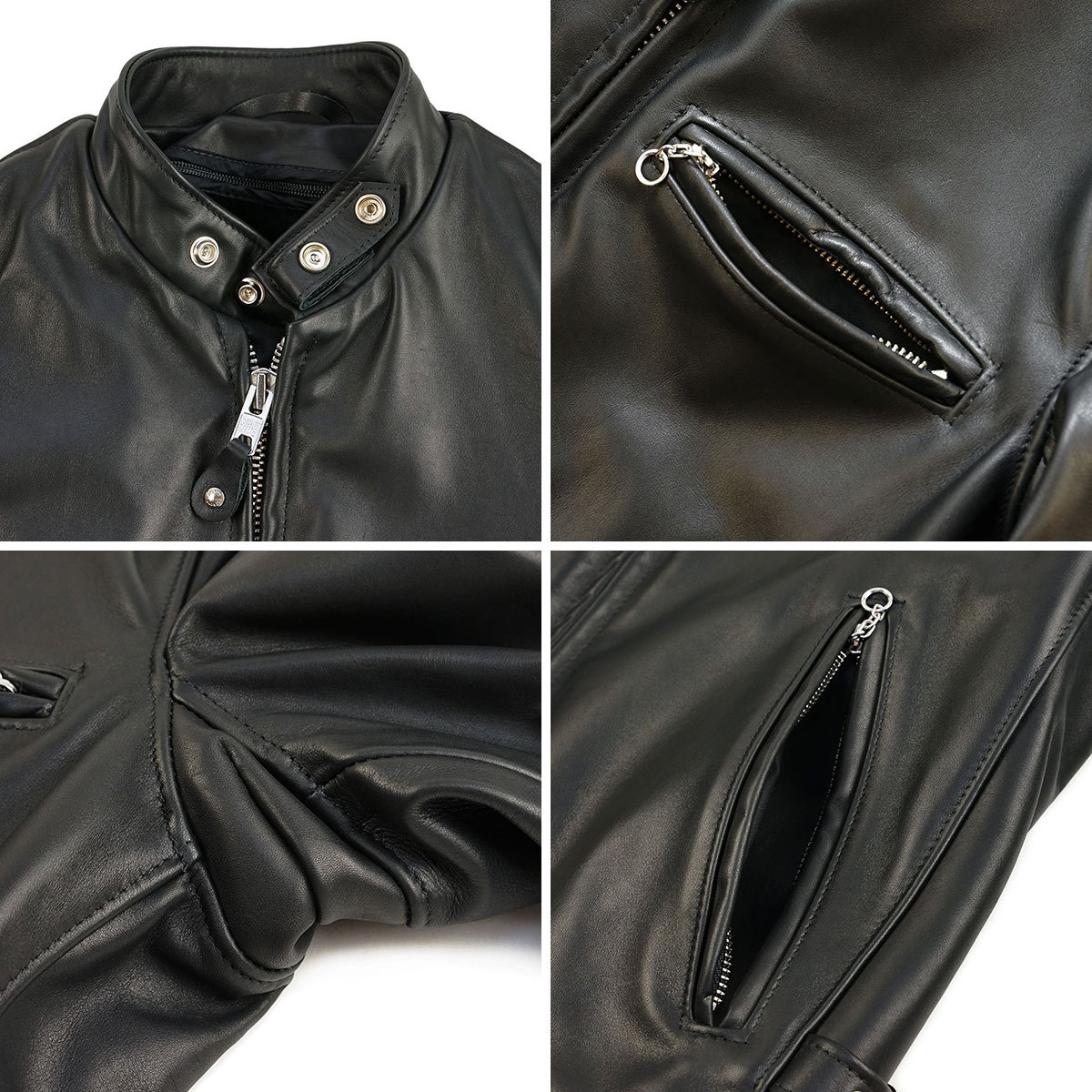 Schott N.Y.C（ショット） SCHOTT 141 シングルライダース ブラック