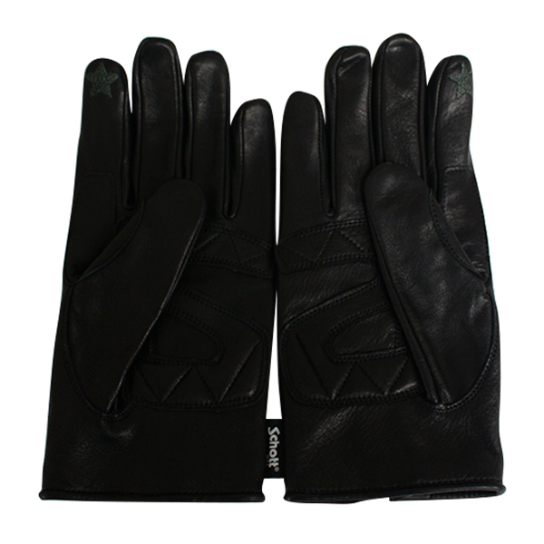 Schott N.Y.C（ショット） Schott メンズ 本革 手袋 グローブ レザー