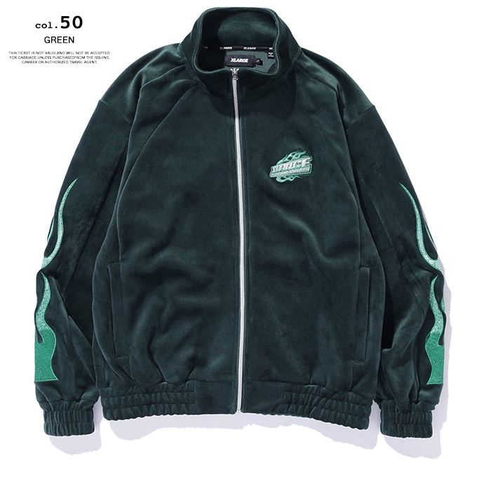 XLARGE（エクストラ ラージ） VELOUR TRACK JACKET ベロア トラック