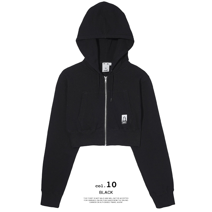 X-girl（エックスガール） FACE COMPACT ZIP UP HOODIE X-girl