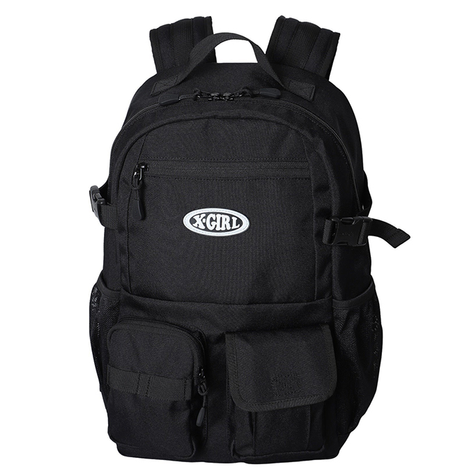 X-girl（エックスガール） MULTI POCKET BACKPACK X-girl マルチ