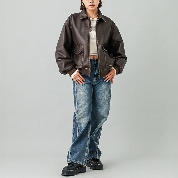 X-girl（エックスガール） 【 X-girl エックスガール 】 DISTRESSED