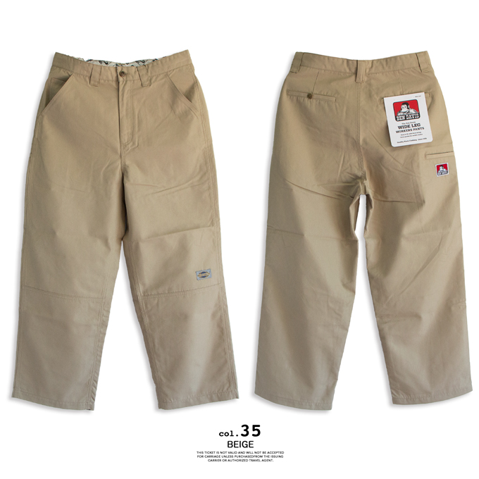 BEN DAVIS（ベンデイビス） WIDE LEG WORKERS PANTS ワイド レッグ