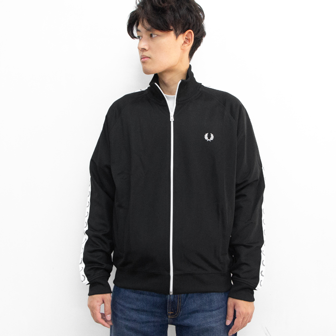 FRED PERRY（フレッドペリー） Taped Track Jacket テープド トラック