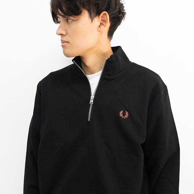 FRED PERRY（フレッドペリー） Half Zip Sweatshirt ハーフジップ