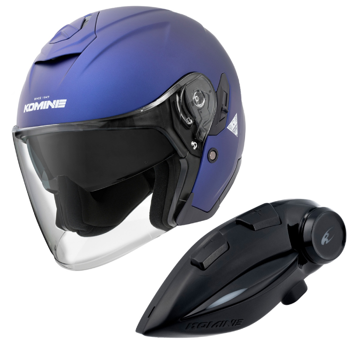 コミネ（Komine） HK-172 FL コンポジット FRP ジェットヘルメット +