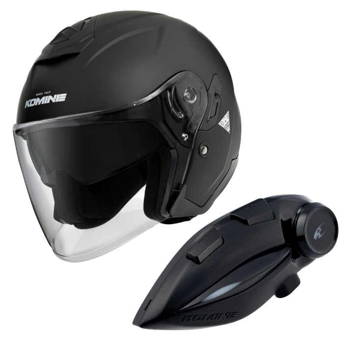コミネ（Komine） HK-172 FL コンポジット FRP ジェットヘルメット +