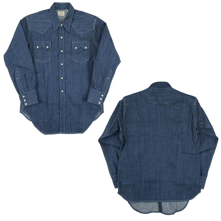 LVC ショートホーン デニム ウエスタンシャツ LEVI'S SHORTHORN