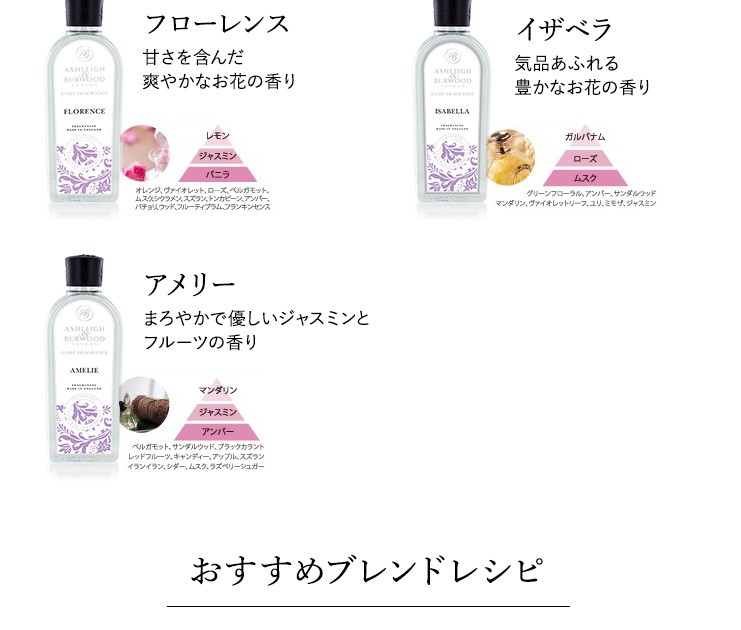 アシュレイ＆バーウッド フリージア＆オーキッド ランプ専用オイル