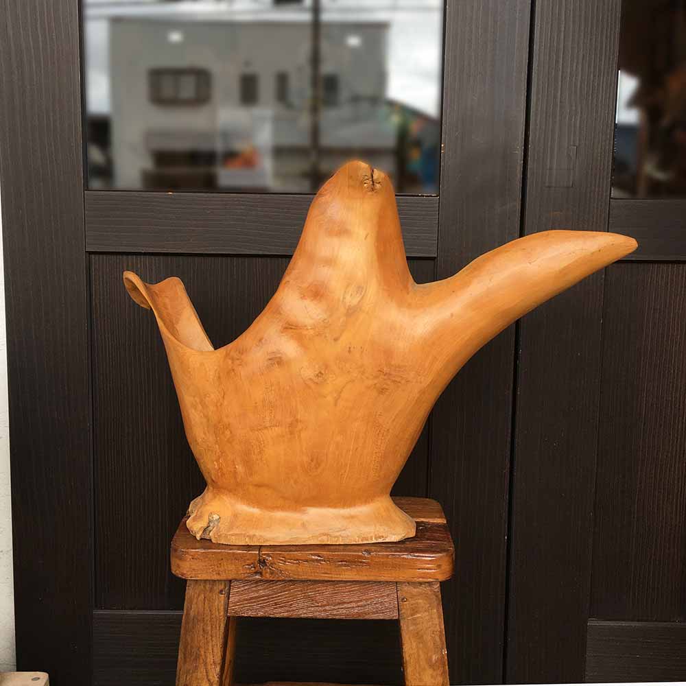 流木オブジェ 古木 置き物 A 大きい W67cm 個性的 一点物 木製