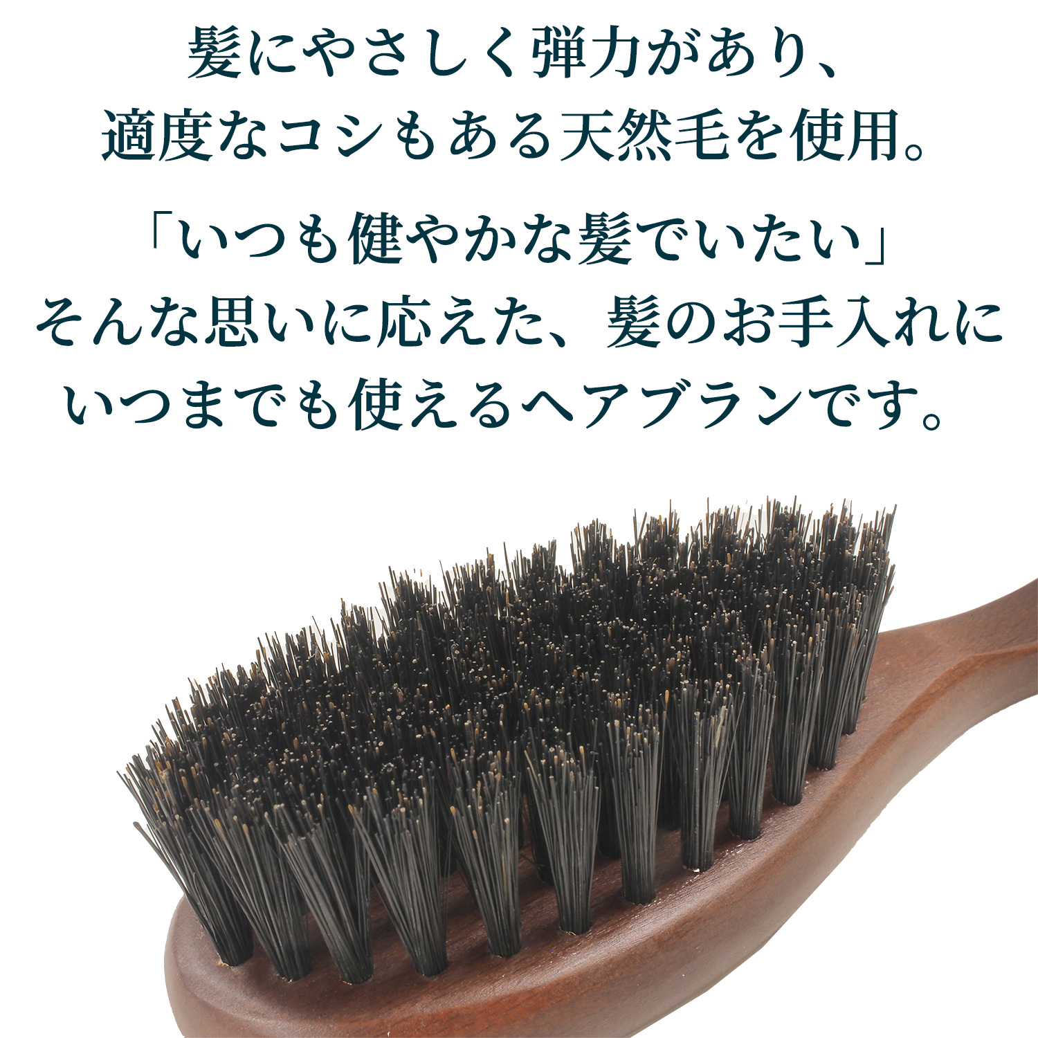 浅草アートブラシ 猪毛 ヘアブラシ かみのこまち‐ 頭皮 マッサージ