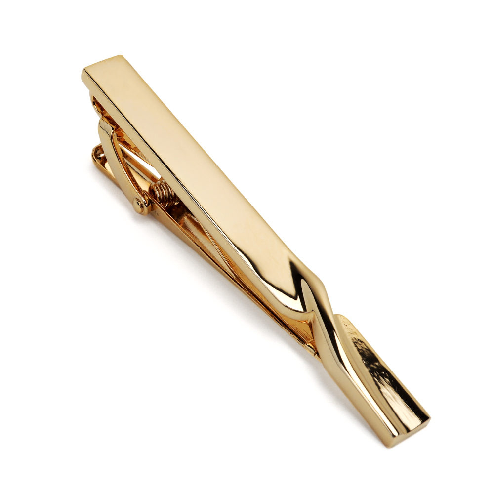 ネクタイピン シンプル ツイスト タイピン タイクリップ カラー