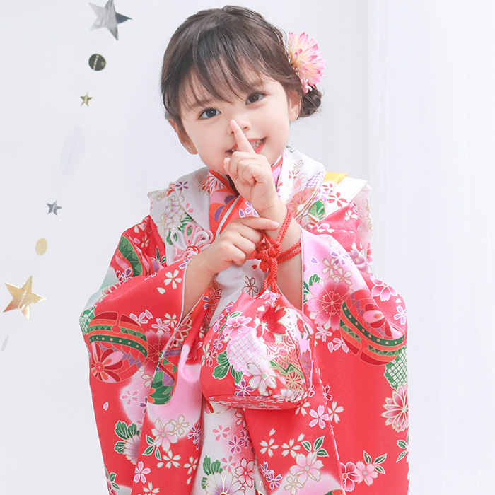 KYOETSU（京越） 七五三 着物 3歳 女の子 ひな祭り 【豪華9点フル