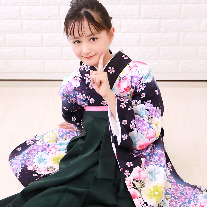 KYOETSU（京越） 袴セット ガールズ 【豪華安心袴4点セット】 卒業式