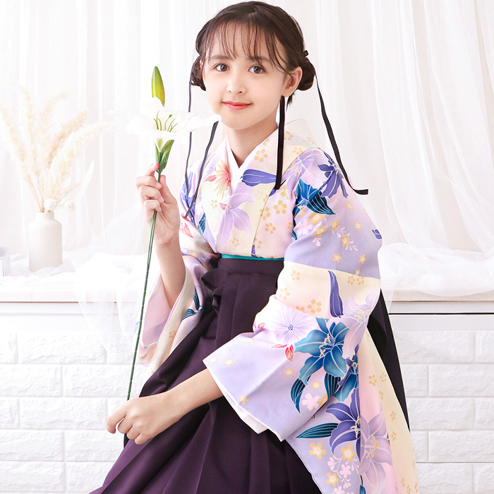 KYOETSU（京越） 袴セット ガールズ 【豪華安心袴4点セット】 卒業式