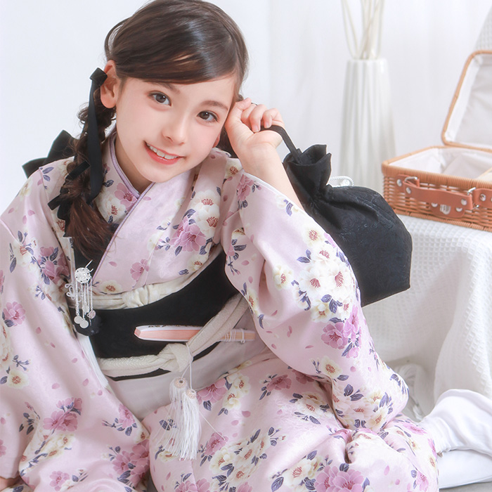 KYOETSU（京越） 四つ身着物15点セット くすみ 七五三 着物 7歳 販売