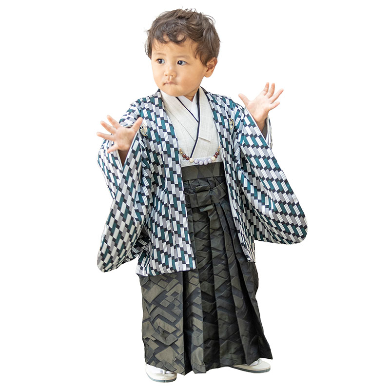 七五三 男の子 着物 セット 羽織 袴 紋付袴セット 2才 衣装 端午の節句