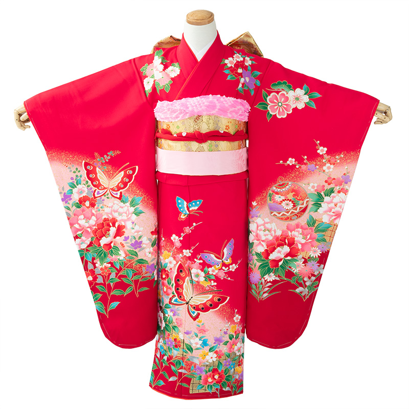 七五三 着物 四つ身 セット 女の子 7歳 7才 訳あり 女の子着物 絵羽