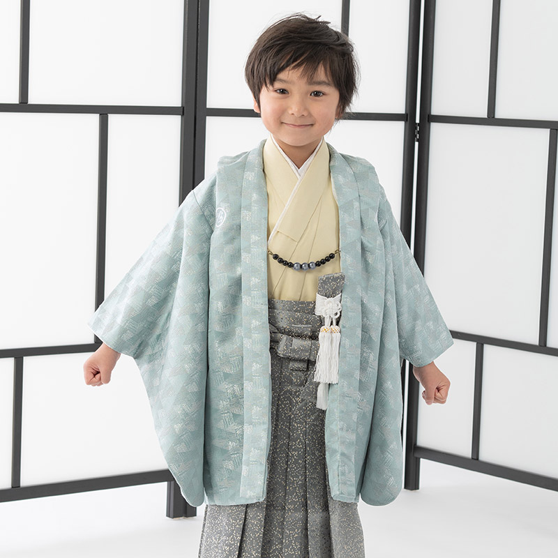 七五三 男の子 着物 フルセット 5歳 数5歳 満5歳 羽織 袴 14点セット
