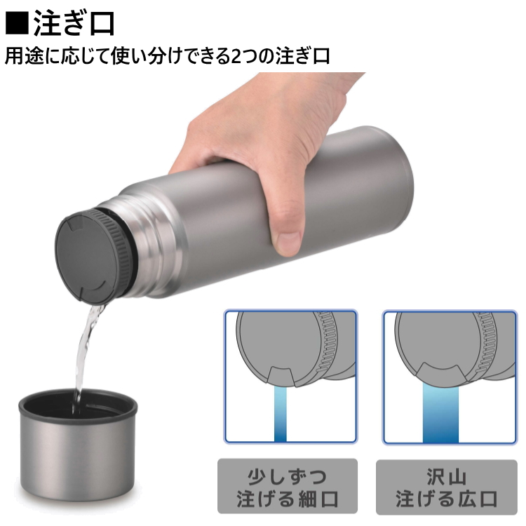 THERMOS（サーモス） チタンボトル チタン 水筒 真空断熱チタンボトル