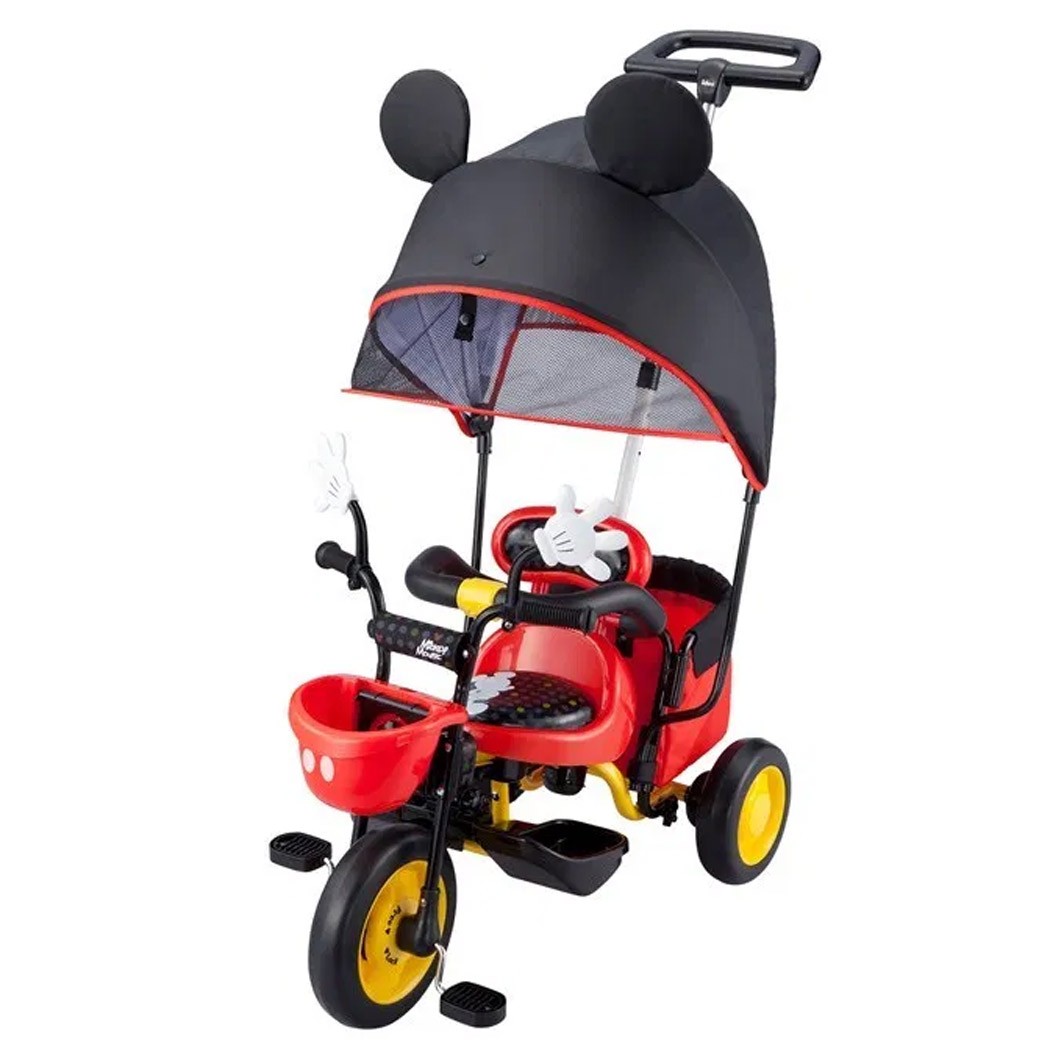 三輪車 アイデス ミッキーマウス ミッキー 赤 レッド スマイルライド