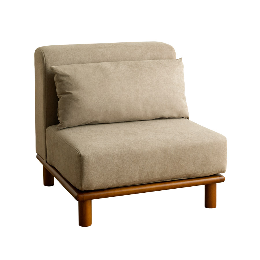 ソファ ロー ソファー ファブリック 布張り クッション アームレス