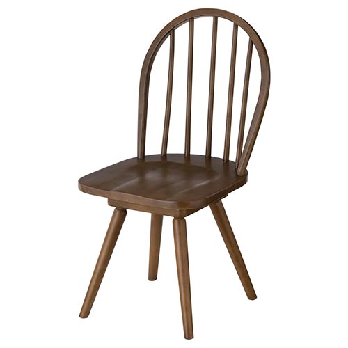 ぼん家具 ダイニングチェア 椅子 ウィンザーチェア 回転 食卓椅子